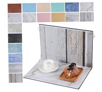 VICASKY Fotografici per Prodotti con Pattern Versatili Kit per Fotografia Gioielli e Cosmetici con Borsa e Clip Sfondo Professionale Facile da Usare per Foto Creative