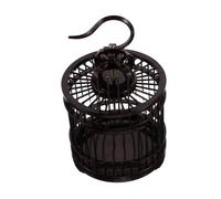 VICASKY Gabbia per insetti, gabbia per uccelli, mini decorazione a clip, tubo portatile, decorazione per insetti, gabbia portatile, in plastica, caffè