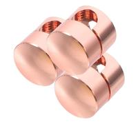 VICASKY Ganci per Cavi in Alluminio Robusto 3 Pezzi Foro 0,7 Cm, Clip per Gestione e Organizzazione Cavi Elettrici, Portafili Eleganti per Lampade da Soffitto e Uso Domestico