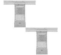 VICASKY Ganci per Tapparella in Ferro Zincato 2 Pezzi Ganci Antivento e Blocco Sicurezza per Finestre e Tapparelle, Accessori Resistenti e Versatili