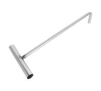 VICASKY Gancio a T per Chiusino in Acciaio Inox 304, Argento | Robusto e Resistente alla Ruggine, Forma di T, per Manutenzione Fognaria e Fabbriche