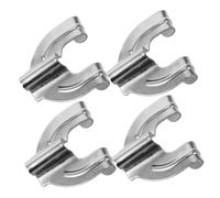 VICASKY Gancio ad Artiglio per Grancassa 4 Pezzi, Accessorio per Batteria Compatibile e Robusto, Fissaggio Portatile per Tamburi Percussioni Uso Professionale e Amatoriale