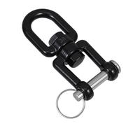 VICASKY Gancio Girevole per Altalena in Acciaio Inox 304, Anello Rotante Pesante Perno di Sicurezza M8, Supporto Oscillante Versatile per Sedie a Dondolo, Amache, Yoga Aereo e