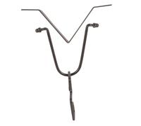 VICASKY Gancio per Catena Pioggia con Adattatore Grondaia Installazione Facile V-Shaped Antiruggine Resistente per Catene Pioggia Standard e Uscite Pluviali Decorazione Esterna Duratura