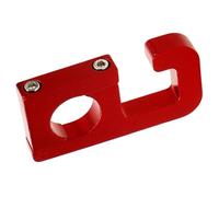 VICASKY Gancio per manubrio, per ciclomotore, per motociclette, accessori per ciclomotore, gancio per ciclomotore, gancio per casco da, in lega di alluminio, rosso