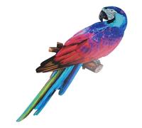 VICASKY Giardino di statua degli uccelli Iron Tukan Artificiales Para Office Decor Decoraciones Para Salas De Casa 3D Bird Decoration Iron Wall Hanging Bird American Decor Hanging Wall Art Home Decor