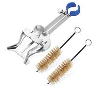 VICASKY Giocatore trombone e cartella pieghevole, set di strumenti girevoli, clip per libri per musica tromba, tromba, velo di marcia, tromba, tromba, scopino e supporto per criniera naturale