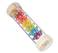 VICASKY Giocattolo Cognitivo per Bastone della Pioggia in Legno, Strumento Musicale Rainmaker Perline Sonore, Gioco Interattivo Educativo per Sviluppo Uditivo e Coordinazione Mano-occhio