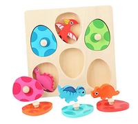 VICASKY Giocattolo Educativo Per Ragazzo Ragazza Puzzle Tema Dinosauri Gioco Di Abilità Per Sviluppare Creatività e Logica Spaziale Giocattolo Montessori Per Ragazzi e Ragazze