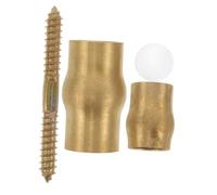 VICASKY Giunti in Rame Per Bastone Da Passeggio Anziani Kit Accessori Antiscivolo in Ottone Per Riparazione Te Con Installazione Facile