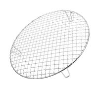 VICASKY Graticola Rotonda in Acciaio con Gambe Stabili da Tavolo per Barbecue e Cottura Uniforme Rete Multiuso per Grigliare e Cuocere a Vapore