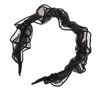 VICASKY Graziosi accessori per capelli per fascia nera con volant e accessori per capelli perfetti per feste e servizi fotografici, leggeri e comodi per la famiglia