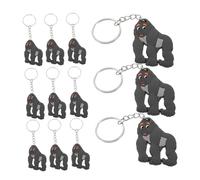 VICASKY Grazioso portachiavi gorilla, portachiavi per animali domestici, piccolo e leggero