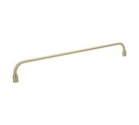 VICASKY Guardrail per Vino e Libri, Barra Frontale per Mensola 40cm in Lega di Alluminio Oro, Fermo Anti-caduta Decorativo per Armadi Vino e Scaffali