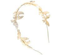 VICASKY Hoop in Lega Fascia Per a Farfalla Donna Accessori Per a Farfalla Nozze Blu Fascia a Farfalla Per Ragazze Accessori Per Per Le Donne Lega Di Zinco D'oro