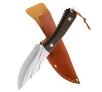 VICASKY in Acciaio Inossidabile Mannaia Professionale con Ergonomico da Chef per Carne e Verdure Utensile per Bbq e Ristoranti