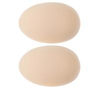 VICASKY Inserti per Reggiseno Push Up Uomo Non Tessuto e Silicone, Comodi e Sostituibili, per Attività Outdoor Estive, Khaki