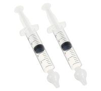 VICASKY Irrigatori Nasali Manuali per Ragazzo Ragazza 2 Set Beccuccio Morbido in Silicone e Abs per Pulizia Delicata e Portatile delle Cavità Nasali