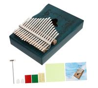 VICASKY Kalimba Portatile Legno Con Tasti Strumento Musicale Per Iniziare Design Protettivo Con Motivo Cani Per Principianti Ottima Risonanza e Qualità Sonora