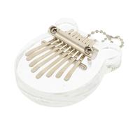 VICASKY Kalimba Trasparente in Vetro Acrilico 8 Note, Forma di Orsacchiotto, Strumento Musicale per Dita, Finger Piano Portatile