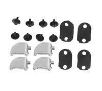 VICASKY Kit 4 Pezzi Tiranti per Batteria in Materiale Resistente, Connettori per Grancassa e Blocchetto Rullante, Compatibile Diversi Modelli, Accessori per Batteristi Colore Casuale