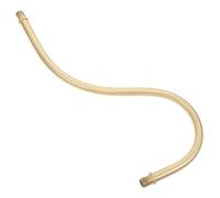 VICASKY Kit Asta Lampada Curva Tubo Sollevamento Filettato Ricambio Lampada da Tavolo Accessorio Illuminazione Stelo Rame Robusto per Riparazione