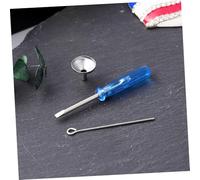 VICASKY Kit Mini Imbuto in Inossidabile per Riempimento Urna Ceneri Set Completo con Cacciavite e Imbuto per Gioielli Cremazione Design per Aperture Piccole Facile da Usare e Trasportare