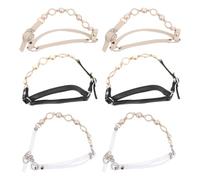 VICASKY Lacci Antiscivolo per Scarpe Tacchi in Silicone e Pu, 3 Paia Regolabili per Donna, Accessori per Prevenire la Caduta dei Tacchi e Mantenere le Pumps Sicure Colore Colore Casuale