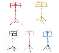 VICASKY Lamiera 2 in 1 per spartiti, portatili, per la scrivania, leggio, pieghevole, leggero, per tromba, proiettore e pianoforte pieghevole