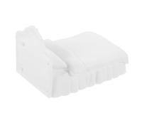 VICASKY Letto Matrimoniale In Miniatura Per Casa Donne Design Elegante Adatto Per Camera Del Bambole Accessori Scala Per Mobili Doll Leggero E Salvaspazio