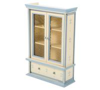 VICASKY Libreria in miniatura per casa delle bambole Libreria in legno per la decorazione
