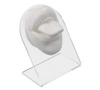 VICASKY Lingua e Bocca in Silicone Flessibile per Piercing Finto con Forma Simulata Estetica per Pratica Orale e Lezioni Simulate