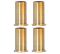 VICASKY Manicotto Per Base Lampadario in Metallo Ferro 30x80mm, Copribase Portalampada Candela Per Lampade Di Cristallo, Set Da 4 Pezzi Per Apparecchi Di Illuminazione Domestica