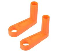 VICASKY Maniglia per Avvolgitubo da Giardino Sostitutiva Arancione, Set 2 Pezzi Manovella Automatica in Plastica Resistente, Accessorio per Avvolgitubo Montato a Parete per Irrigazione