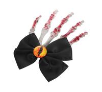 VICASKY Mano Scheletro Halloween Hair Clips Unique Gothic Skull Hairpin Design Plastic And Fabric Material Versatile Party And Cosplay Accessories Easy To Use Hair Decorations