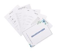 VICASKY Manuale di Esercizi per Extension Ciglia in Carta Bianca Schede di Pratica e Guida per Principianti, per Apprendimento Personale e Formazione Professionale