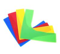 VICASKY Marcatori per Allenamento ad Angolo Retto in PVC 4 Pezzi Multicolore per Campi da Tennis e Sport, Accessori per Esercizi di Agilità e Marcatura Campo Outdoor