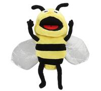 VICASKY Marionetta a Mano a Forma di Ape in Peluche Interattiva, Burattino Morbido e Resistente, Gioco Creativo e Narrativo per Sviluppare Destrezza e Immaginazione