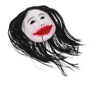 VICASKY Maschera da con Lunghi in Lattice e Leggera per Halloween e Cosplay Accessorio Spaventoso e Riutilizzabile per Feste Tema