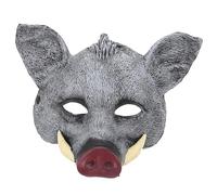 VICASKY Maschera di cinghiale di Halloween, maschera animale di cinghiale, realistica, per feste in costume, cosplay e decorazioni, ideale per Halloween Carnevale e feste a tema