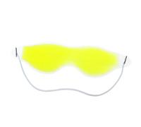 VICASKY Maschera Occhi Rinfrescante in Gel Giallo con Liquido Criogenico Sicuro e Non Tossico Antidolore Naturale per Emicrania Occhiaie e Gonfiore Riutilizzabile per Relax e Sonno