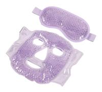 VICASKY Maschera per Occhi in Gel Refrigerante Riutilizzabile Impacco Freddo e Caldo, Copertura Viso Elastica per Riduzione Gonfiore e Stress, Trattamento Comfort per Relax Colore Casuale