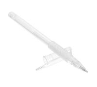 VICASKY Matita Sopracciglia Strumento Contorno Ciao Professionale Curvo Del Sopracciglio Liner Cosmetico Penna di Posizione Sopracciglia Penna Per Tatuaggio Della Pelle Plastica Bianco