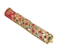 VICASKY Mezuzah per con Pergamena Benedetta Placca in Metallo Resistente e Design Unico Decorazione Ebraica Sacra e Ufficio