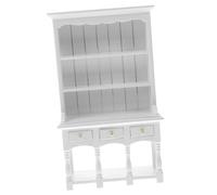 VICASKY Mini armadio in legno per casa delle bambole, mobili in miniatura in scala per la decorazione, leggero, compatto, per possibilità di gioco creative, nella cameretta dei bambini