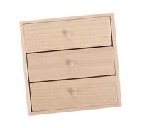 VICASKY Mini armadio ornamenti in miniatura roba libreria La bambola per la rete di piccole dimensioni elemento moderno kit animali cose mini mobili legno
