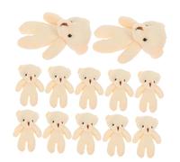 VICASKY Mini ciondolo a forma di orsetto, morbido e portatile, decorazione per portachiavi, compleanno per bambini e matrimoni, orsetti versatili per creativi