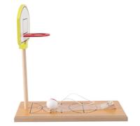VICASKY Mini da Basket Legno per Tavolo Interattivo per Genitori e Sportivo Set Pallacanestro da Scrivania Creatività e Coordinazione Mano Occhio