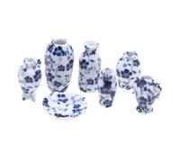 VICASKY Mini giocattolo per la casa delle bambole, per la casa delle bambole, per la casa, mini mobili in miniatura, in ceramica