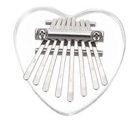 VICASKY Mini Kalimba Acrilico Strumento Portatile Per Insegnamento Compleanno e Facile e Trasportare
